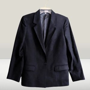 Marshall Fields Blazer Navy Blue Size 8 Wool
